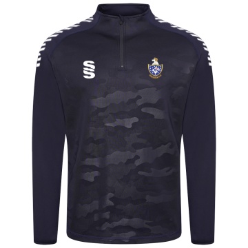 Mens - Camo 1/4 Zip Performance Top